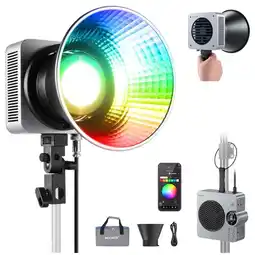 Falabella Luz LED RGB Portátil HS200C Para Fotografía y Video Recargable Compacta oferta