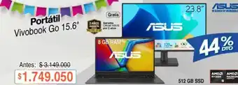 Asus - portátil vivobook go 15.6