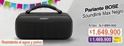 Alkosto Bose - parlante soundlink max negro oferta