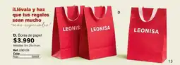 Leonisa Leonisa - bolsa de papel oferta