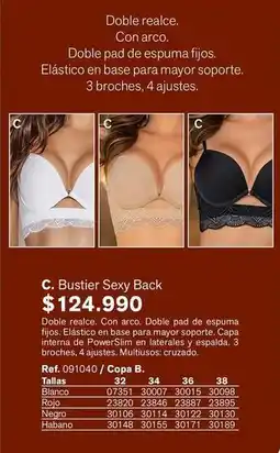 Leonisa Arco - bustier sexy back oferta