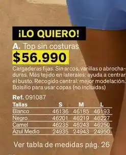 Leonisa Arcos - a. top sin costuras oferta