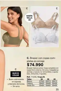 Leonisa Suave - brasier con copas completas oferta