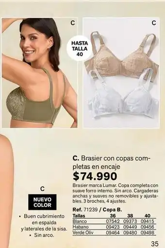 Suave - brasier con copas completas