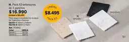 Leonisa La espal - pack x2 extensores de 3 ganchos oferta