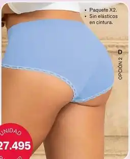 Leonisa Paquete x2 bragas oferta