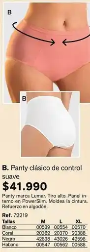 Leonisa Control - panty clásico de control suave oferta