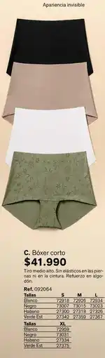 Leonisa C. boxer corto oferta