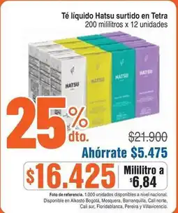 Alkosto Nacional - té líquido oferta