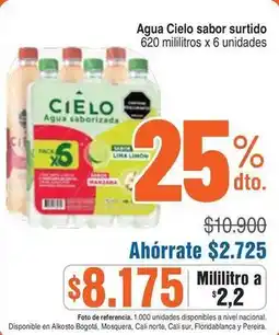 Alkosto Cielo - agua saborizada oferta