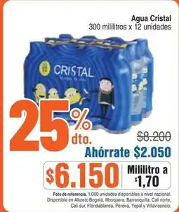 Alkosto Cristal - agua oferta