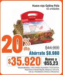 Alkosto Nacional - huevo rojo oferta