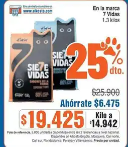 Alkosto Alkosto - siete vidas oferta