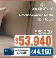 Alkosto Kamuchy - almohada aroma menta oferta