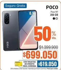 Alkosto Nacional - poco m7 256 gb oferta