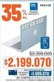 Alkosto Hp - procesador intel core i3 oferta