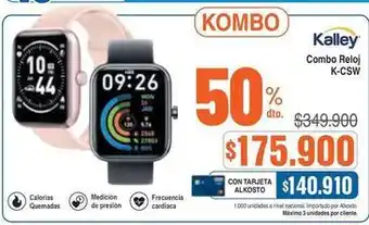 Kalley - combo reloj k-csw