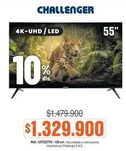Alkosto Challenger - 4k-uhd / led tv 55 oferta