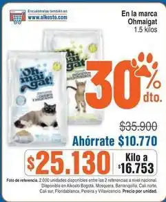 Alkosto Alkosto - oh maigat! alimento para gatos oferta