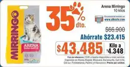 Alkosto Mirringo - arena para gatos oferta