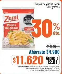 Alkosto Nacional - papas delgadas oferta