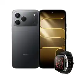 Falabella Celular Tecno Spark 50 4G 256GB 4+8GB Ram Negro+ Smartwatch oferta