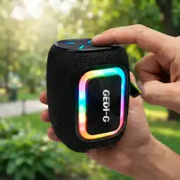 Falabella Parlante Bluetooth Portátil GD-132 12W Con Luces RGB oferta