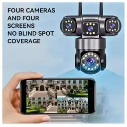 Falabella CAMARA EXTERIOR YMS4 WIFI 4 LENTES oferta