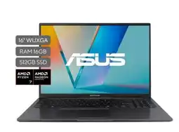 Falabella PORTATIL M1605NAQ-MB101 AMD RYZEN 7 170 16GB DDR5 512GB SSD 16 WUXGA INDIE BLACK oferta