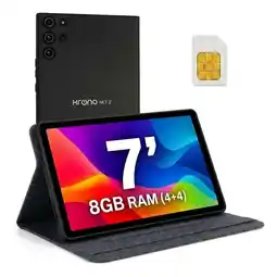 Falabella Tablet 7 Pulgadas NET Z 8GB RAM (4+4) 32Gb Android Sim Card + Estuche Folder Negro oferta