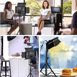 Falabella Panel Luz Led Fotografia Profesional 800 Led Lampara+ Tripod oferta