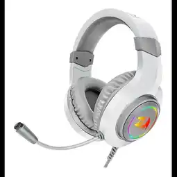 Falabella Diadema HYLAS H260 Blanca + Luz RGB + Cable Plug 3.5 + Mic Rebatible + Reduc Ruido oferta