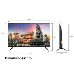 Falabella Televisor 40 Pulgadas SH-TV40FAL1F5CO FHD LED Smart TV Google oferta