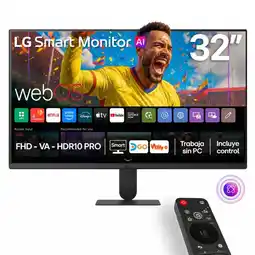 Falabella Monitor 32U501SB-B 32 Full HD HDR 120Hz Smart AI oferta