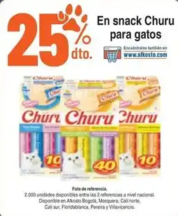 Alkosto Churu para gatos oferta