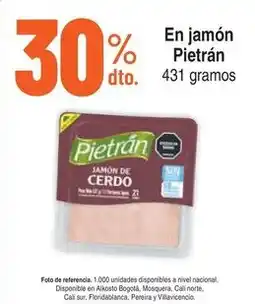 Alkosto Pietrán jamón de cerdo oferta
