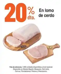 Alkosto En lomo de cerdo oferta