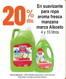 Alkosto Alkosto suavizante para ropa aroma fresca manzana oferta