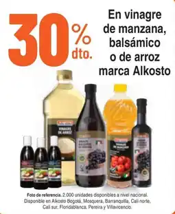 Alkosto Alkosto vinagre de manzana, balsámico o de arroz oferta