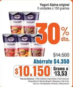 Alkosto Yogurt Alpina original oferta