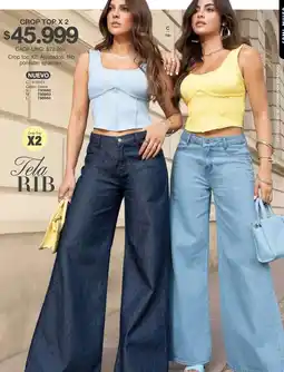 Carmel Crop top x2 oferta