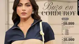 Carmel Buzo en corduroy oferta