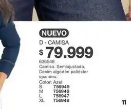 Carmel D - camisa 636548 oferta