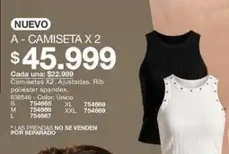 Carmel A - camiseta x 2 oferta