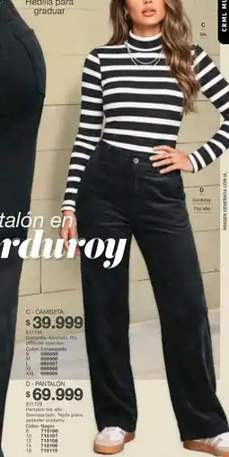 Carmel Pantalón en corduroy oferta