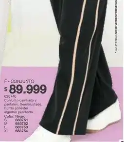 Carmel Conjunto camiseta y pantalón oferta