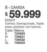 Carmel Textura - b - camisa 633377 oferta