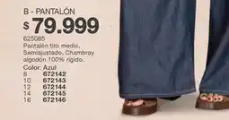 Carmel B - pantalón 625085 oferta