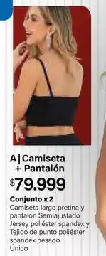 Loguin Camiseta + pantalón oferta