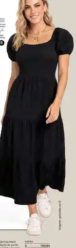 Loguin Vestido de ponto oferta